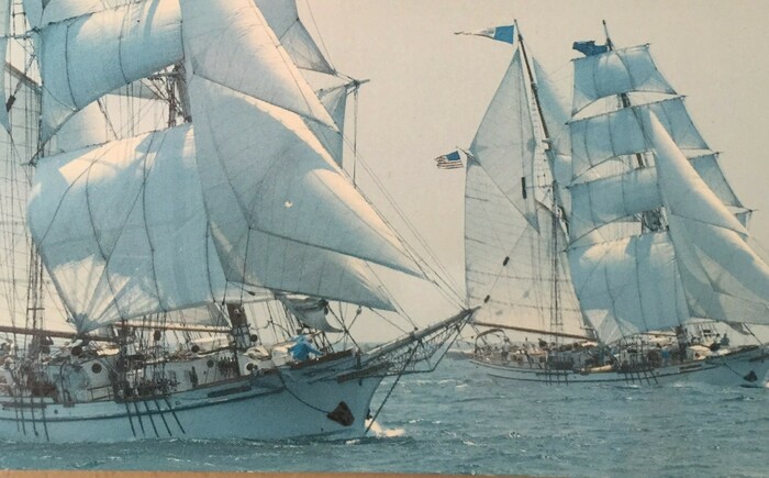 Catalina Cruise on a LAMI Tall Ship  Banner