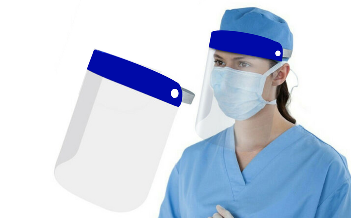 Face Shields for Medical Facilities and Front-Line Workers Banner