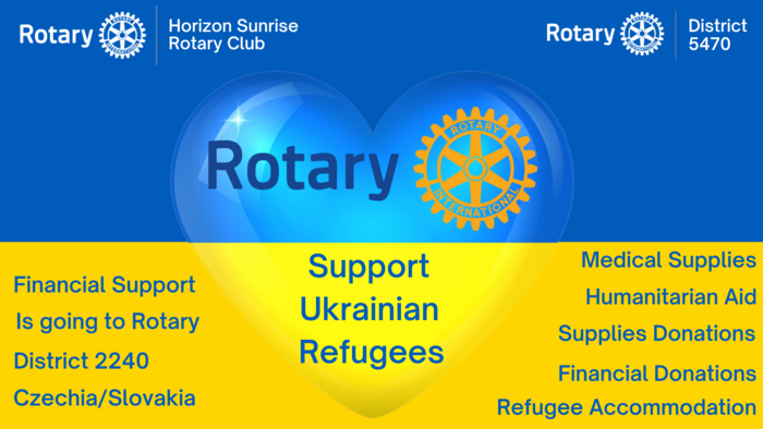 Ukrainian Refugee Relief Banner
