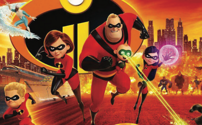 Drive-In Movie Night Featuring "THE INCREDIBLES" Banner