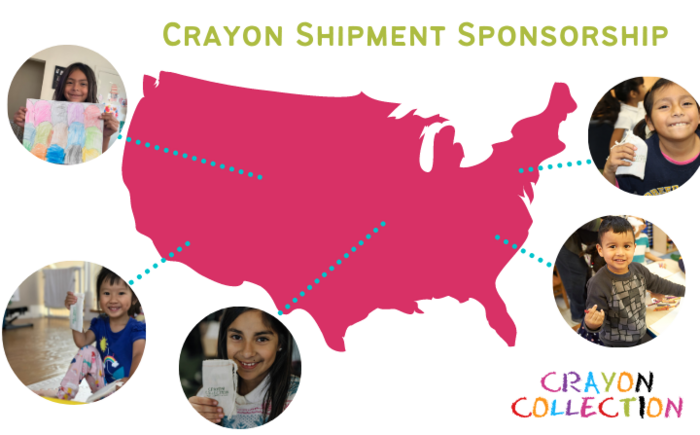 National Crayon Day Shipment Sponsorship Banner