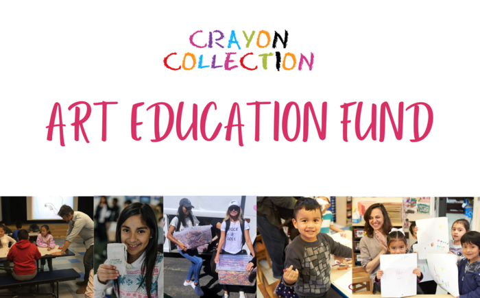 Crayon Collection Art Education Fund Banner