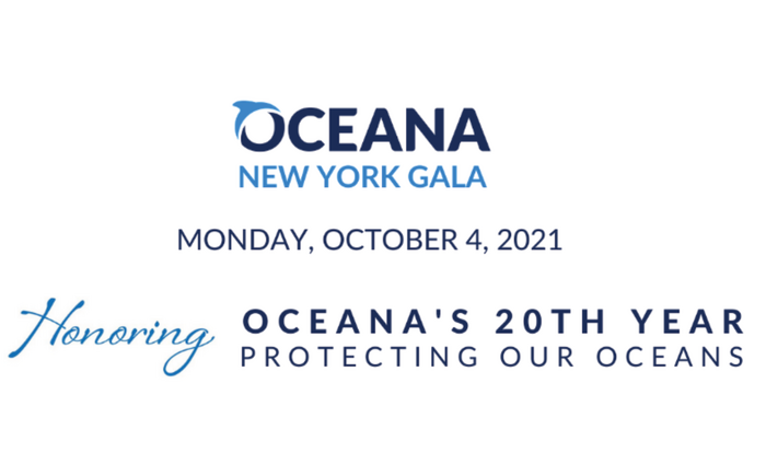 OCEANA'S 2021 New York Gala 20th Anniversary Global Celebration Banner