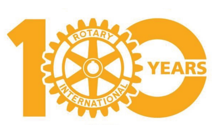 Anaheim/Fullerton Rotary Club Centennial Banner