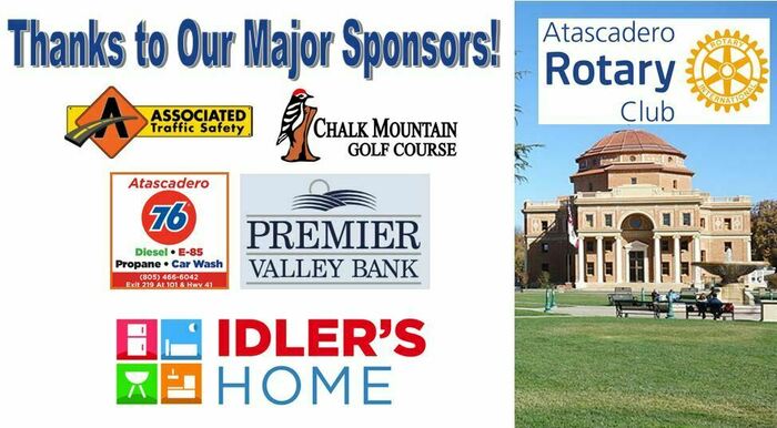 Atascadero Rotary’s Annual Community Fundraiser (Winners Selected May 25th, 2022) Banner