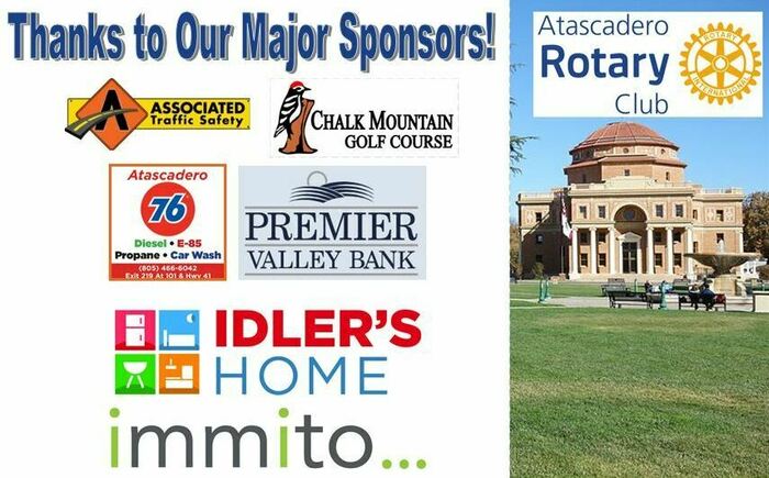 Atascadero Rotary’s Annual Community Fundraiser (Winners Selected May 25th, 2022) Banner