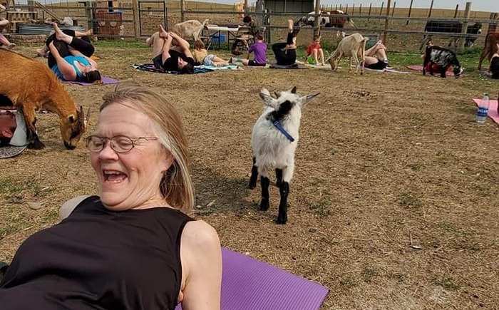 (CANCELLED) Goat Yoga and Mimosa Brunch Oct 16 Banner
