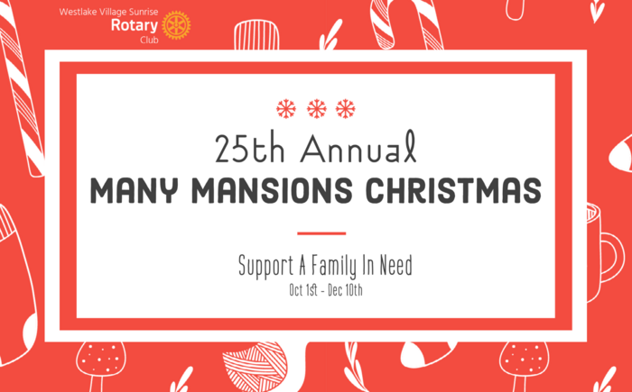 25th Annual Many Mansions Christmas Banner