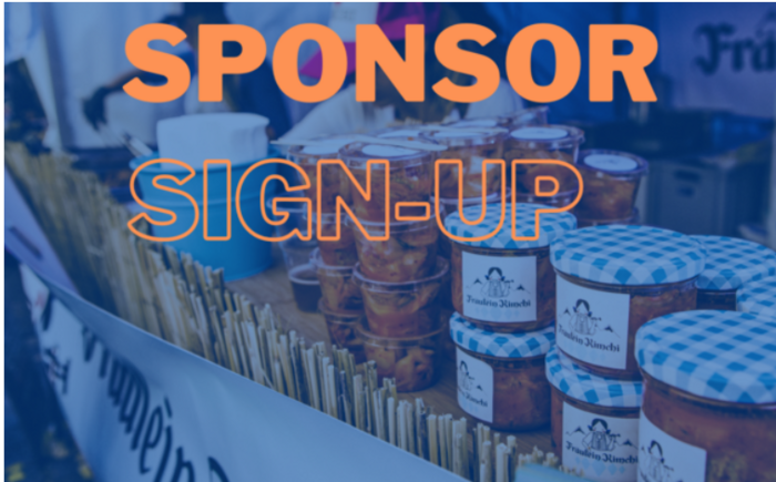Sign-up To be a Sponsor  Banner