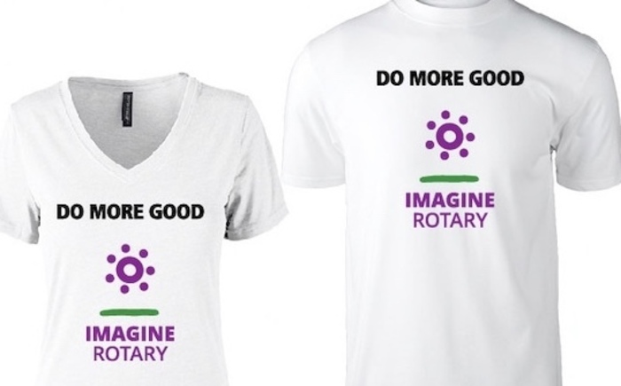 "Imagine RYLA" proceeds of T-shirt & Raffle Ticket sales keep RYLA costs down!  Banner