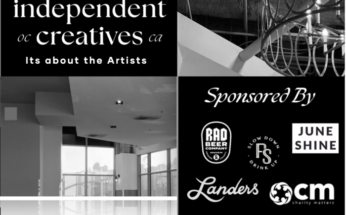 Independent Creatives Art Collective Art Auction Banner