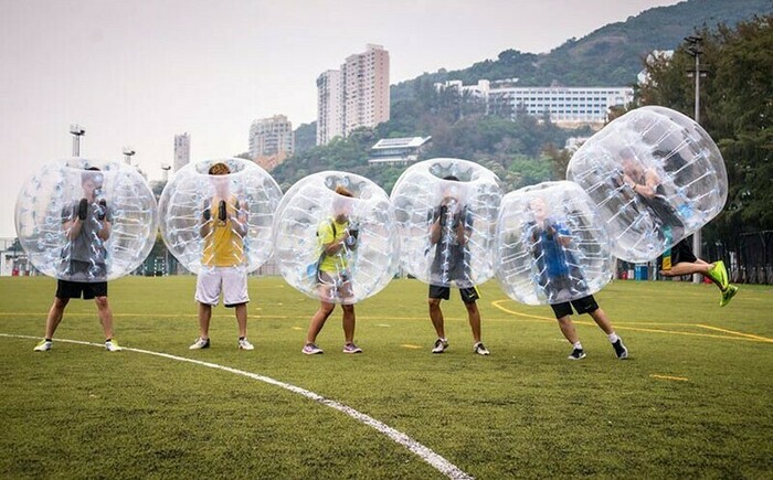 Bubble Soccer w/ Pure Game Banner