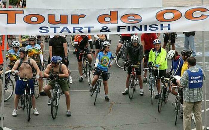 Volunteer for the Tour de OC Bike Race Banner