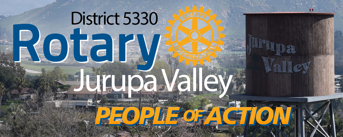 Jurupa Valley Rotary Club Banner