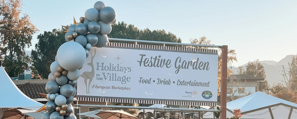 Holidays in the Village Banner