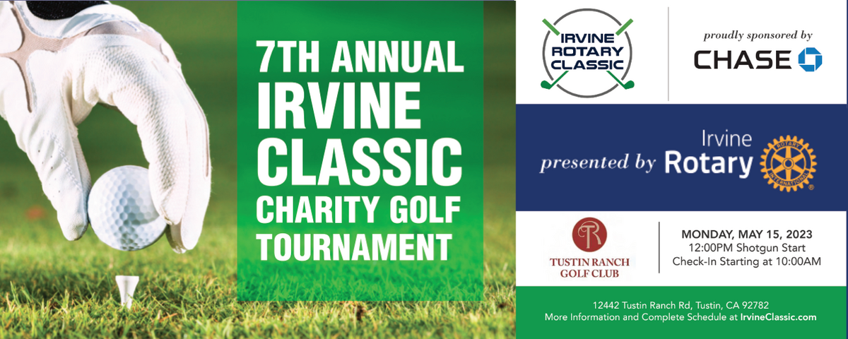 Irvine Classic Charity Golf Tournament Banner