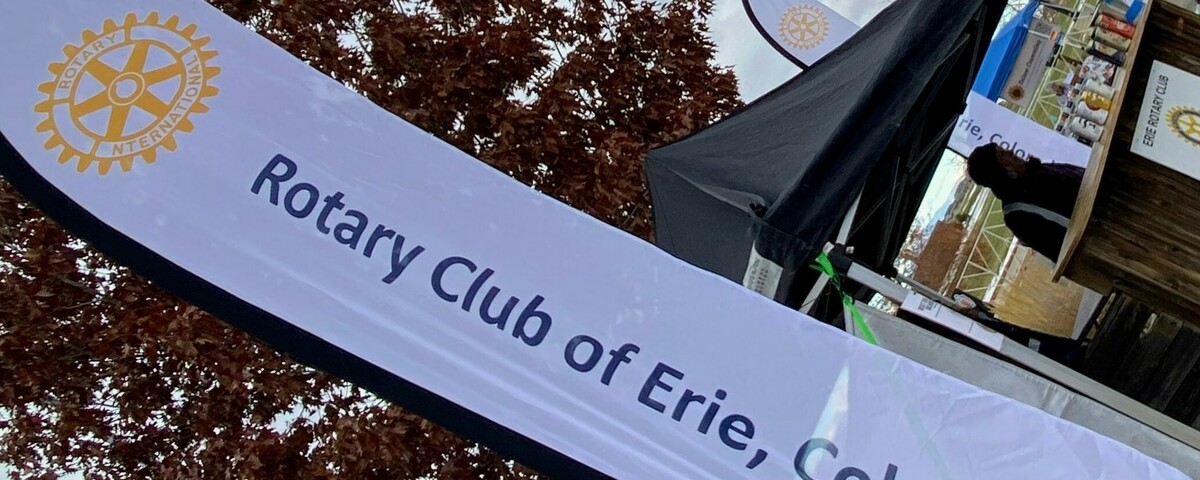 Rotary Club of Erie Colorado Banner