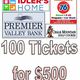 100 Tickets For $500